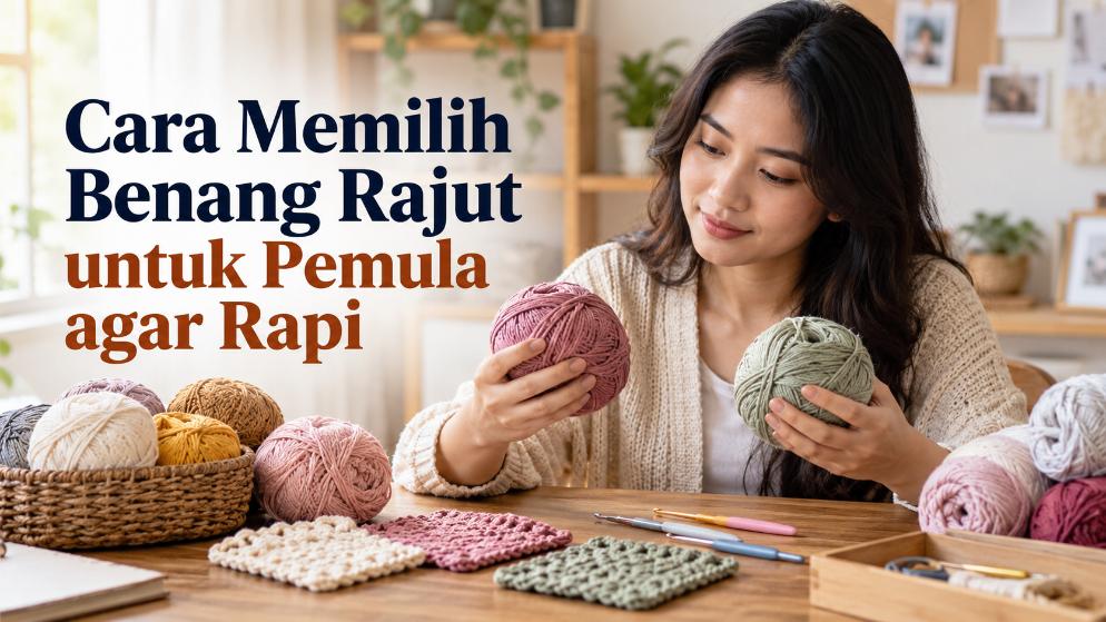 Cara Memilih Benang Rajut untuk Pemula agar Rapi